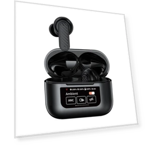 Bluetooth Headphones with Color Screen — Over-Ear Headphones, Meiteai-Electronics