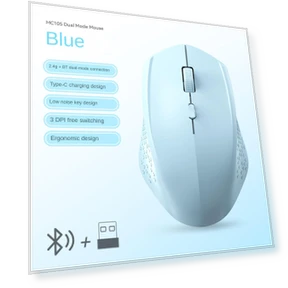Ergonomic Wireless Mouse — Mouse Pads, Meiteai-All