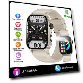 Smartwatch with Flashlight and Health Monitor — Smartwatches, ElectronicsHome