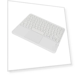 Wireless Bluetooth Keyboard with Round Keycap — Keyboards, DIYelecs