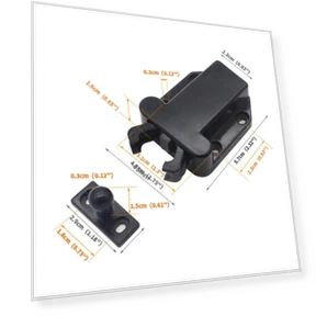 Touch Latch for Kitchen Cabinet — Catches, CloudWay