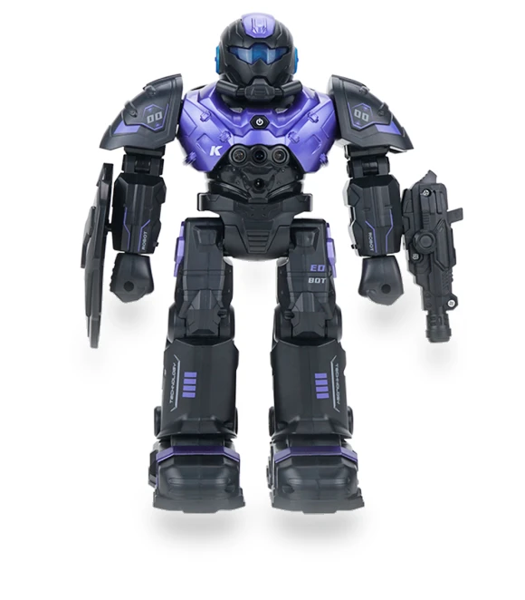 Remote Control Robocop Firing Bullet Programming Robot with Sound Light — Interactive Figures & Robots, JJRC