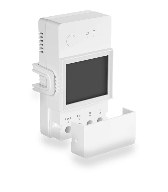 Smart Power Meter Switch with LCD Screen and App Control — Smart Home Hubs & Controllers, Sonoff