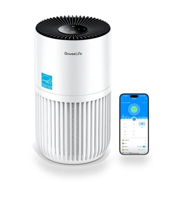 Smart Air Purifier Lite with True HEPA Filter — HEPA Air Purifiers, GoveeLife