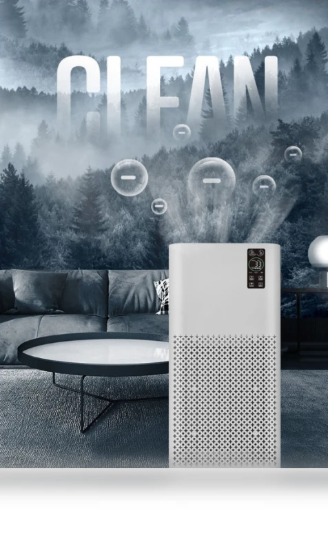 Intelligent Air Purifier with Negative Ion Technology — Air Ionizers