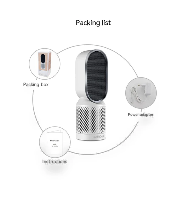 Intelligent Desktop Air Purifier with Negative Ion Technology — Air Ionizers