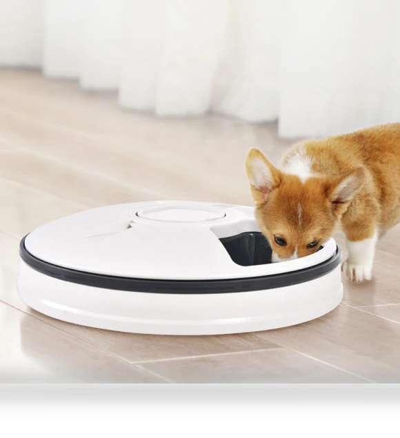 Six-hole Pet Smart Feeder Timed Quantitative Automatic Feeder — Feeders