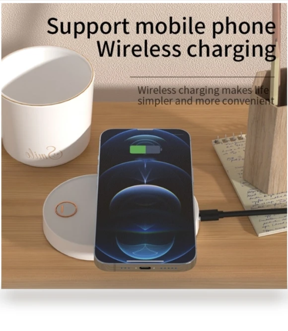 Wireless Charger Smart Stirring Mug - Automatic Self-Stirring Coffee Mug — Beverage Warmers