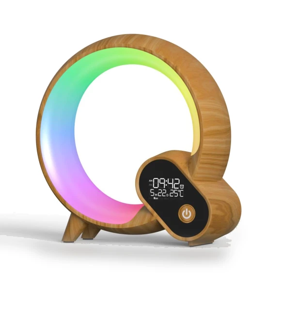 Ambient Light Simulation Sunrise Digital Alarm Clock with Bluetooth Audio — Alarms & Clocks