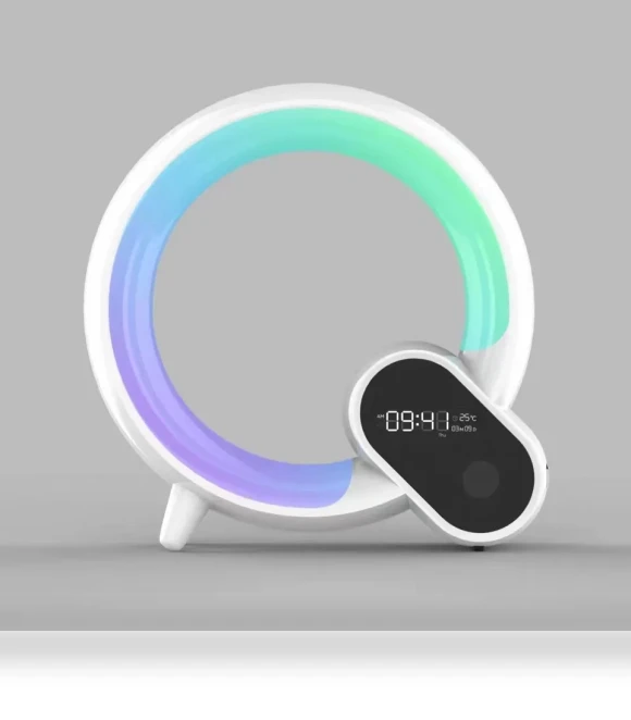 Ambient Light Simulation Sunrise Digital Alarm Clock with Bluetooth Audio — Alarms & Clocks