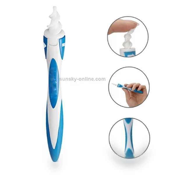 Smart Swab Ear Suction Cleaner with 15 Replacements — Syringes, Smart Swab