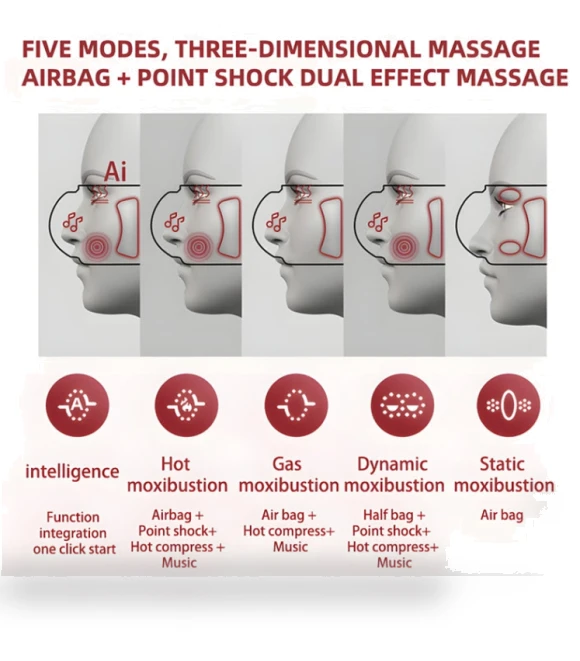 Intelligent Eye Protector with 26 Massage Heads and Hot Compress — Rollers & Pens