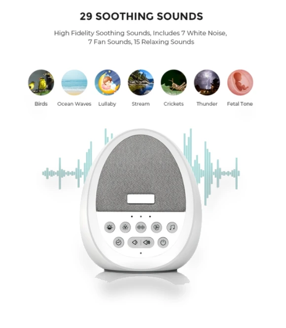 Intelligent White Noise Baby Soothing Sleep Aid Device — Sleep Soothers, HiFiD