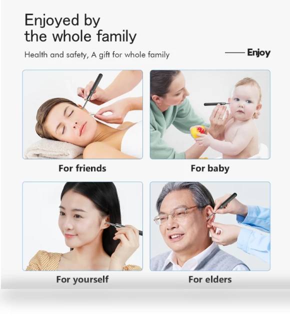 WiFi Intelligent Visual Ear Spoon Hi-Def Endoscope — Syringes, X1