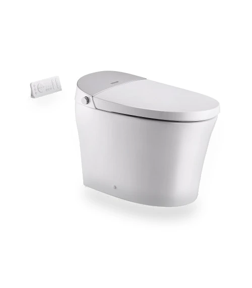 Smart Toilet with Heated Seat and Auto Freshening — Bathroom Essentials, VEVOR