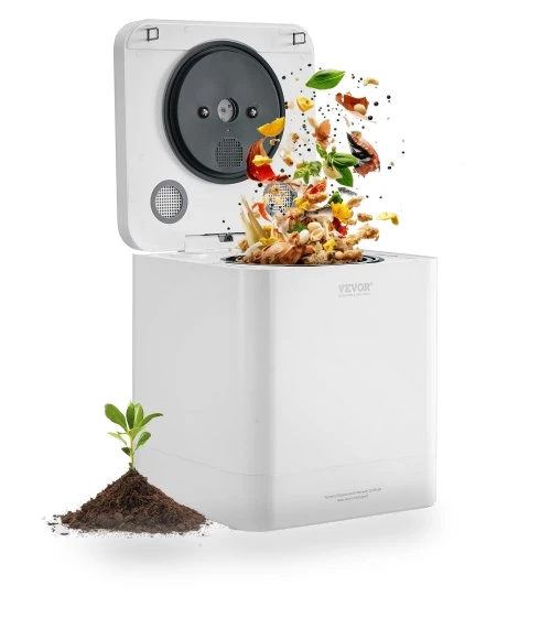 Smart Countertop Composter 5L Food Recycler — Composting Bins, VEVOR