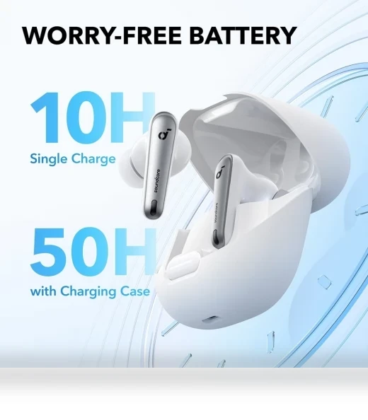 Soundcore Liberty 4 NC Earbuds TWS Headphones with Adaptive ANC 2.0 — In-Ear Headphones, Anker