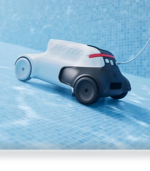 Robot Pool Vacuum with 2500GPH Suction Power and Smart Navigation — Smart Cleaning Robots, Genkinno