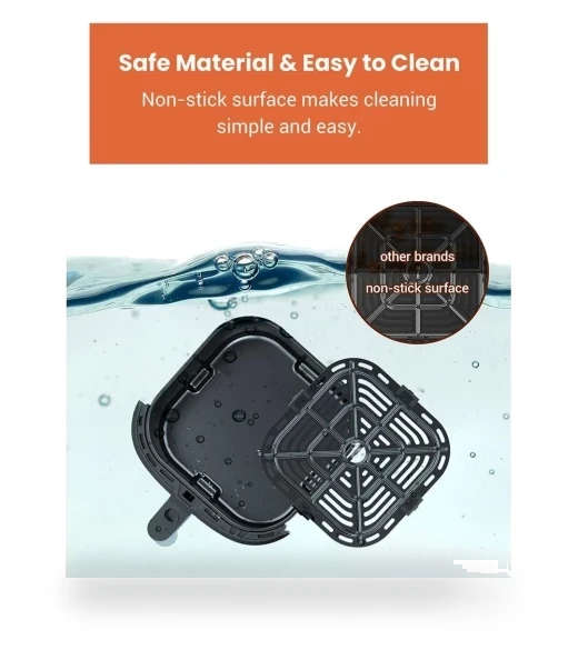 Smart Electric Air Fryer Oil-Free Non-stick Pan 5L — Air Fryers, Proscenic
