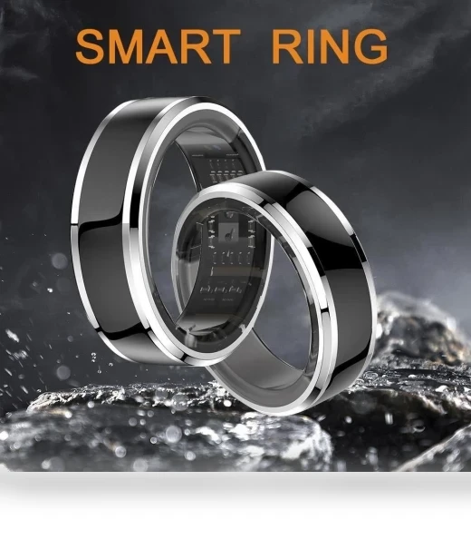 Smart Ring Health Tracker with Heart Rate and Blood Oxygen Monitor — Wearable Accessories, M1