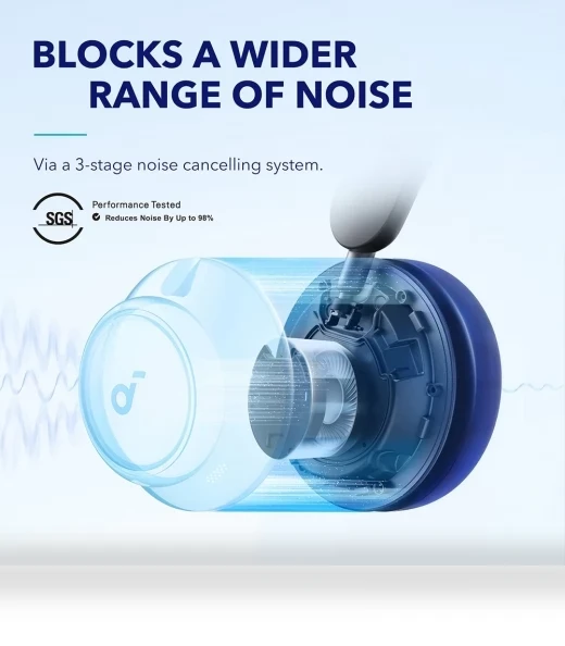 Space Q45 Headphones with Adaptive ANC, 50 Hours Playtime, Bluetooth 5.3 — Over-Ear Headphones, Anker