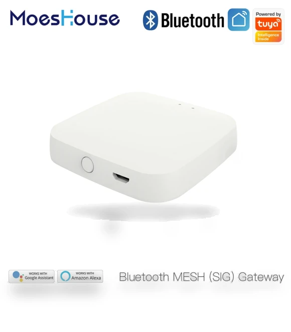 Tuya Wireless Bluetooth Mesh Gateway Hub — Smart Home Hubs & Controllers, MOES