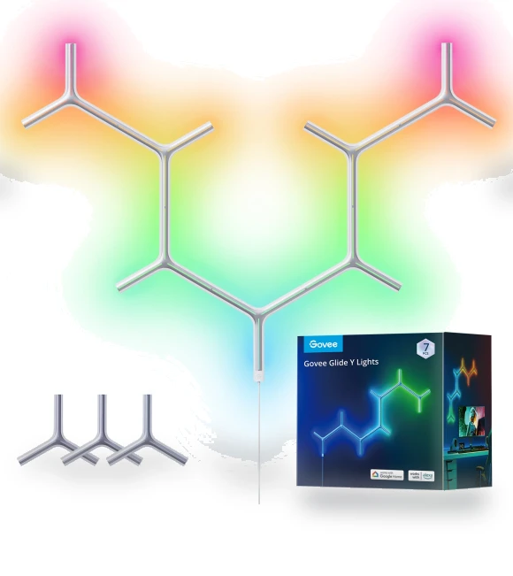 Glide RGBIC Y Lights — LED Strips, Govee