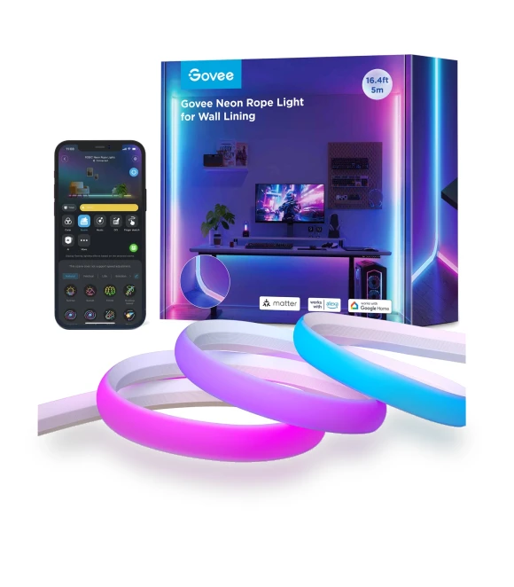 Neon Rope Lights for Wall Lining — Rope Lights, Govee
