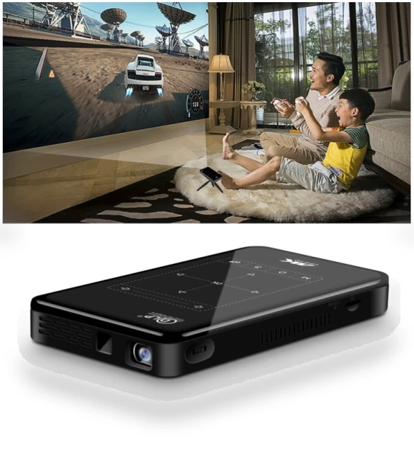 Portable 4K Ultra HD DLP Mini Smart Projector — Home Theater Projectors