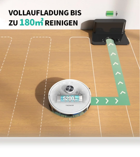 Robot Vacuum Cleaner with Wiping Function — Smart Cleaning Robots, Tesvor