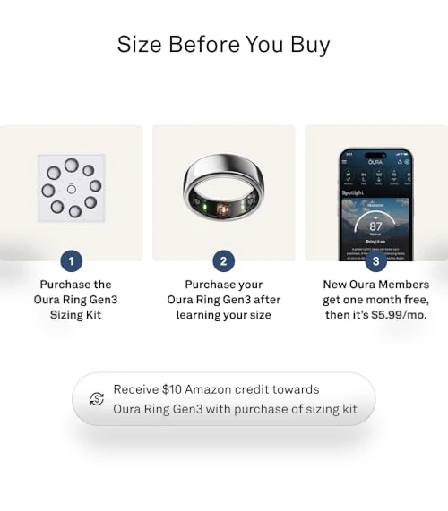 Oura Ring Gen3 Horizon - Smart Ring with Sleep Tracking — Smart Rings, Oura