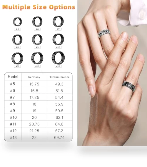 Smart Ring Health Tracker with LED Display — Smart Rings, Gwenland