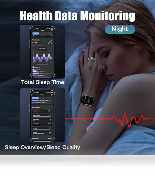 Smart Ring Health Tracker with Heart Rate and Blood Oxygen Monitoring — Smart Rings, Kuxlagz