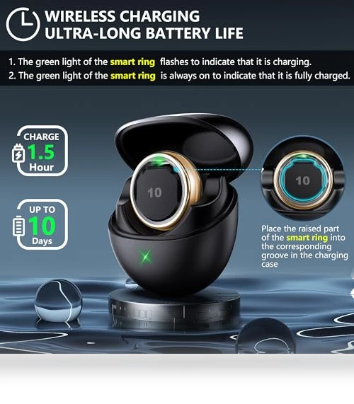 Smart Fitness Ring with Sleep & Step Tracker — Smart Rings, SEEKZERO