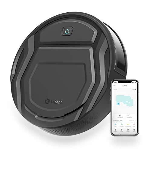 Robot Vacuum Cleaner with Strong Suction, Wi-Fi, Alexa Compatible — Smart Cleaning Robots, Lefant