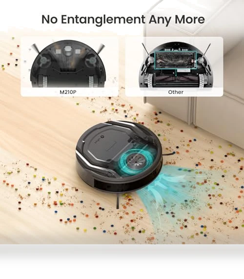 Robot Vacuum Cleaner with Strong Suction, Wi-Fi, Alexa Compatible — Smart Cleaning Robots, Lefant