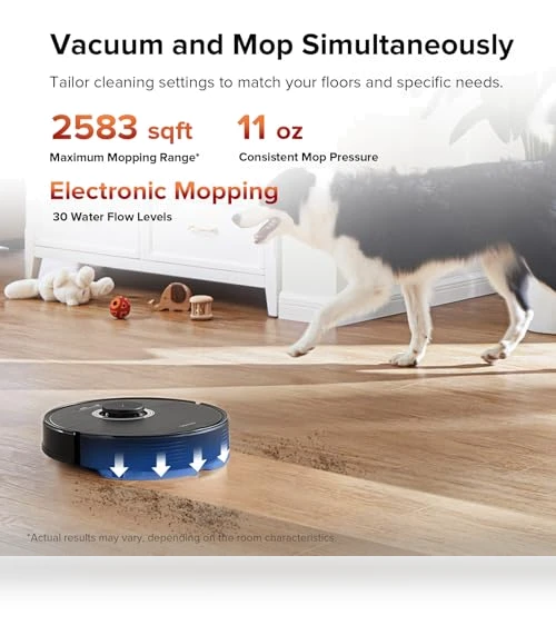 Robot Vacuum and Mop with LiDAR Navigation, 4200Pa Suction — Smart Cleaning Robots, Roborock