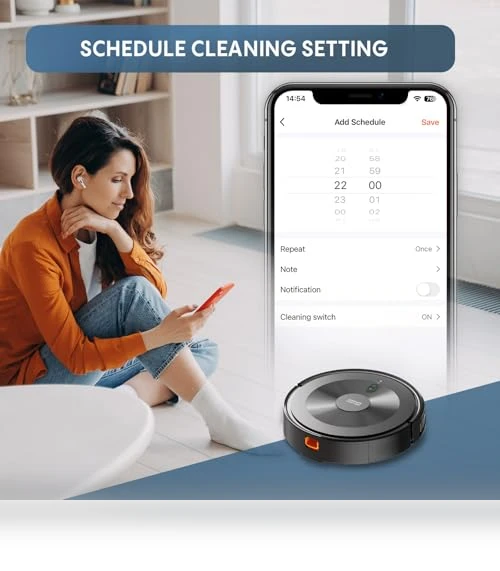 Robot Vacuum and Mop Combo with Alexa/APP Control — Smart Cleaning Robots, AZQQ