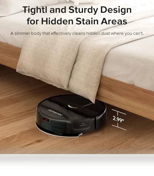 Robot Vacuum and Mop Combo with 4000Pa Suction, Self-Charging, Advanced Obstacle Avoidance — Smart Cleaning Robots, ROPVACNIC
