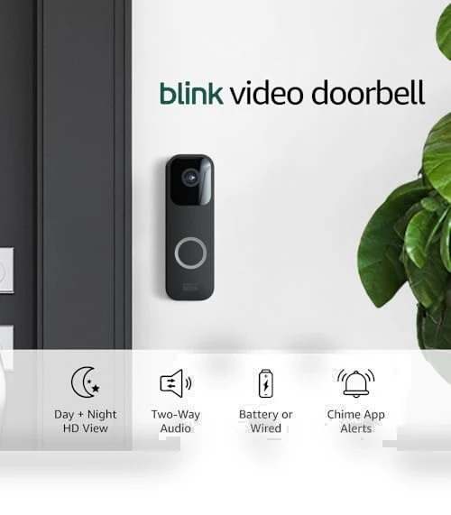 Video Doorbell with Two-way Audio, HD Video, Motion Alerts — Kits, Blink