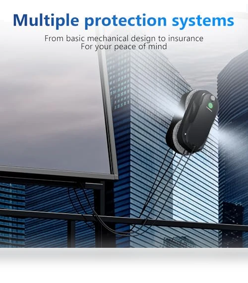 Window Cleaning Robot with Smart Navigation and Triple Safety System — Smart Cleaning Robots, TOSIMA