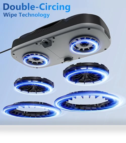 Window Cleaning Robot with Smart Navigation and Triple Safety System — Smart Cleaning Robots, TOSIMA