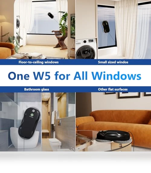 Window Cleaning Robot with Smart Navigation and Triple Safety System — Smart Cleaning Robots, TOSIMA