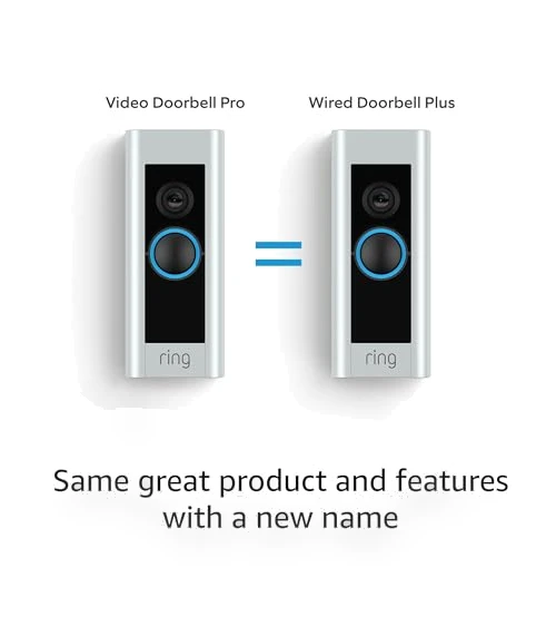 Wired Video Doorbell Pro with Two-Way Talk and Motion Detection — Smart Home Security, Ring
