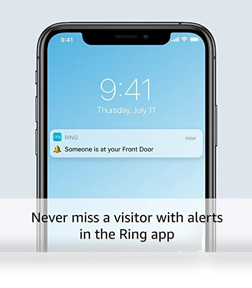 Wired Video Doorbell Pro with Two-Way Talk and Motion Detection — Smart Home Security, Ring