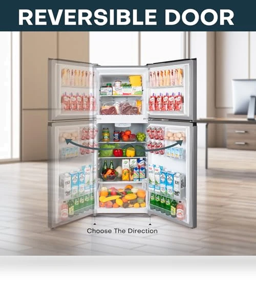 11.6 Cu.Ft. Double Door Refrigerator with Top Freezer — Cooling Solutions, Upstreman