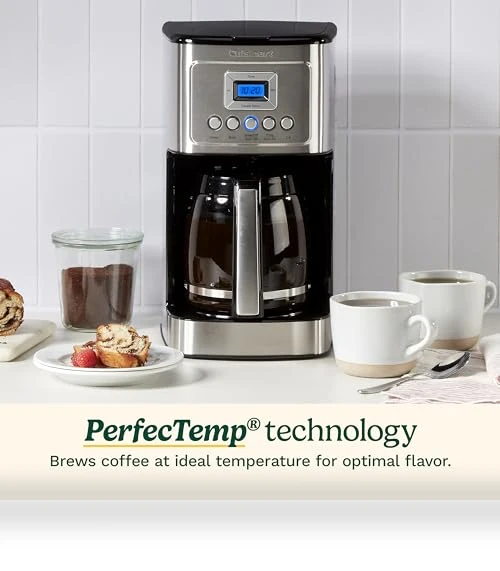 14-Cup Programmable Coffee Maker with Glass Carafe — Coffee & Espresso Combos, Cuisinart