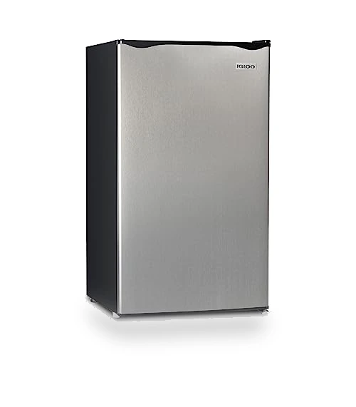 3.2 Cu.Ft. Compact Refrigerator with Freezer - Slide Out Glass Shelf — Mini Fridges, Igloo