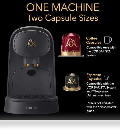 Coffee and Espresso Machine Combo with Milk Frother — Coffee & Espresso Combos, L'OR