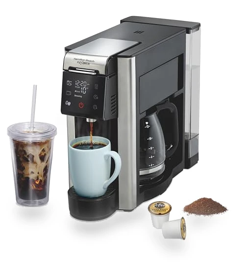 FlexBrew Advanced 5-in-1 Programmable Coffee Maker — Coffee & Espresso Combos, Hamilton Beach